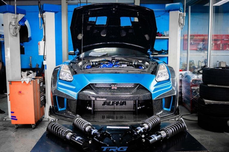 Coilover suspension and chassis components